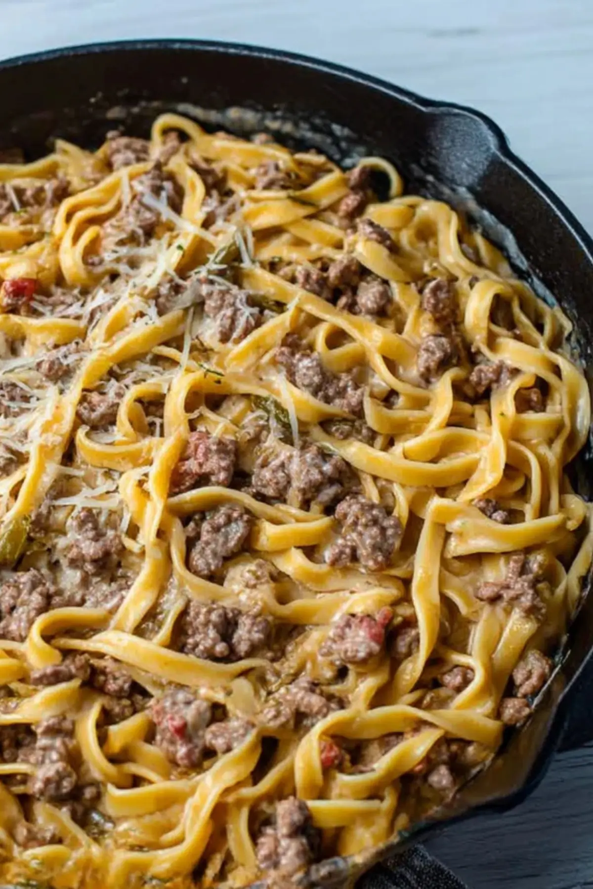 Garlic Butter Beef Pasta