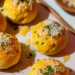 Garlic Parmesan Cheeseburger Bombs