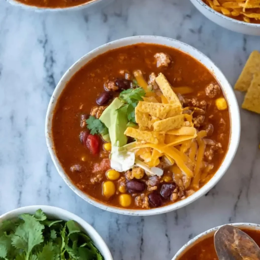 Ground Turkey Taco Soup
