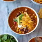 Ground Turkey Taco Soup