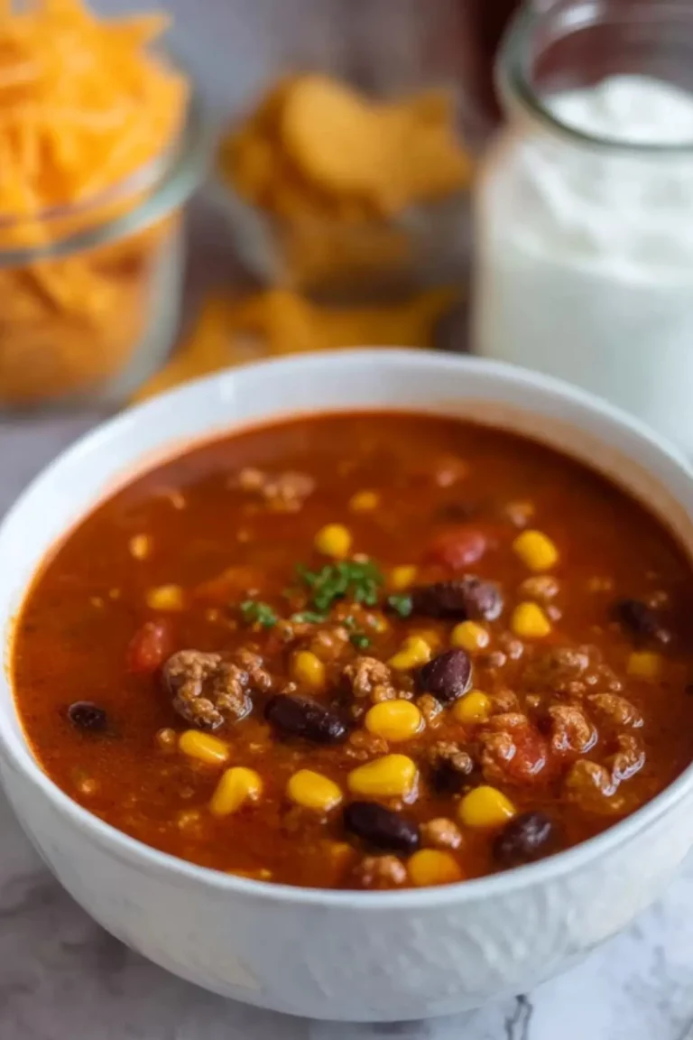 Ground Turkey Taco Soup