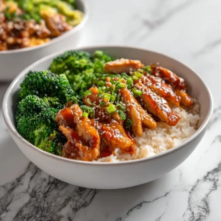 Healthy Sticky Chicken Bowls
