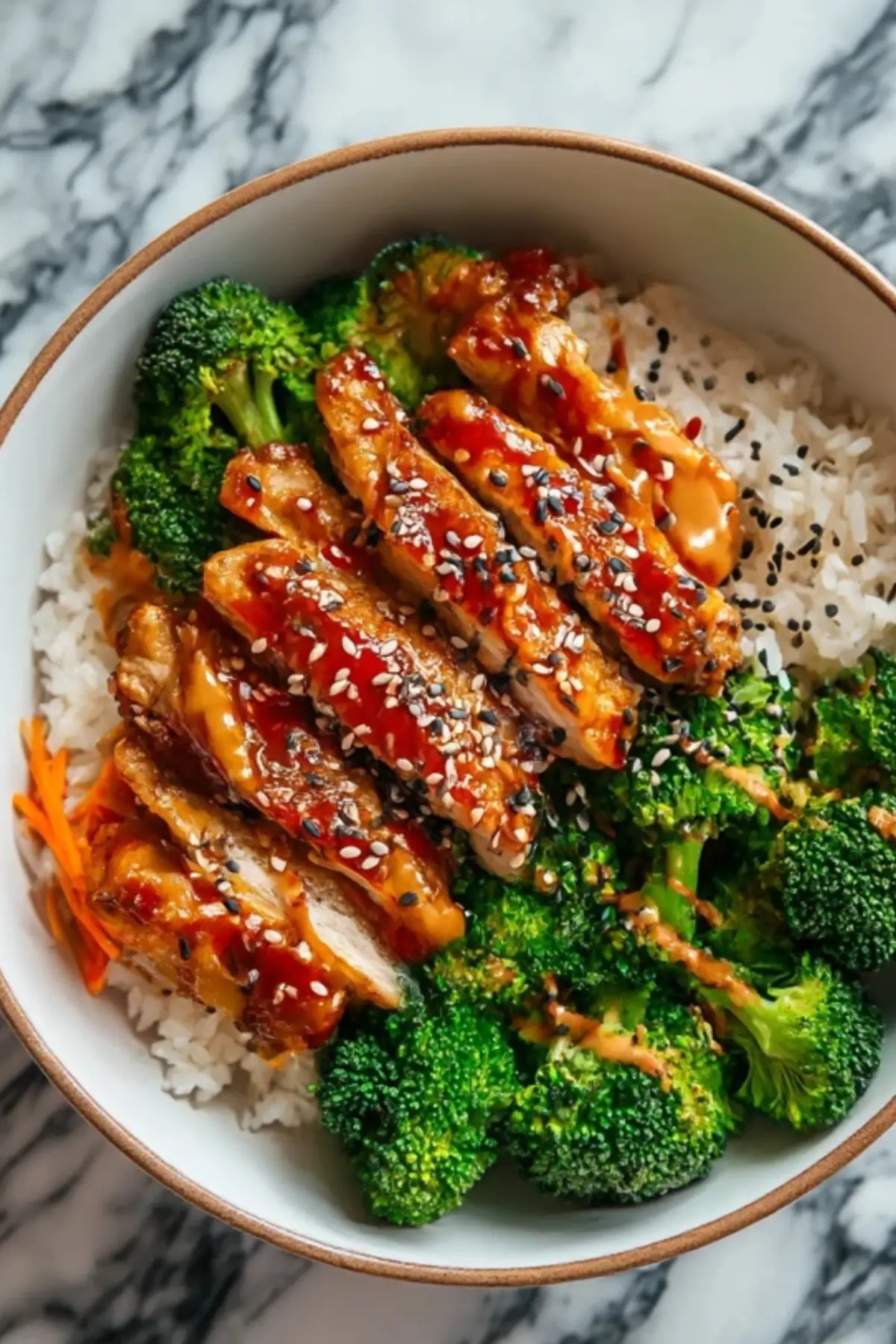 Healthy Sticky Chicken Bowls