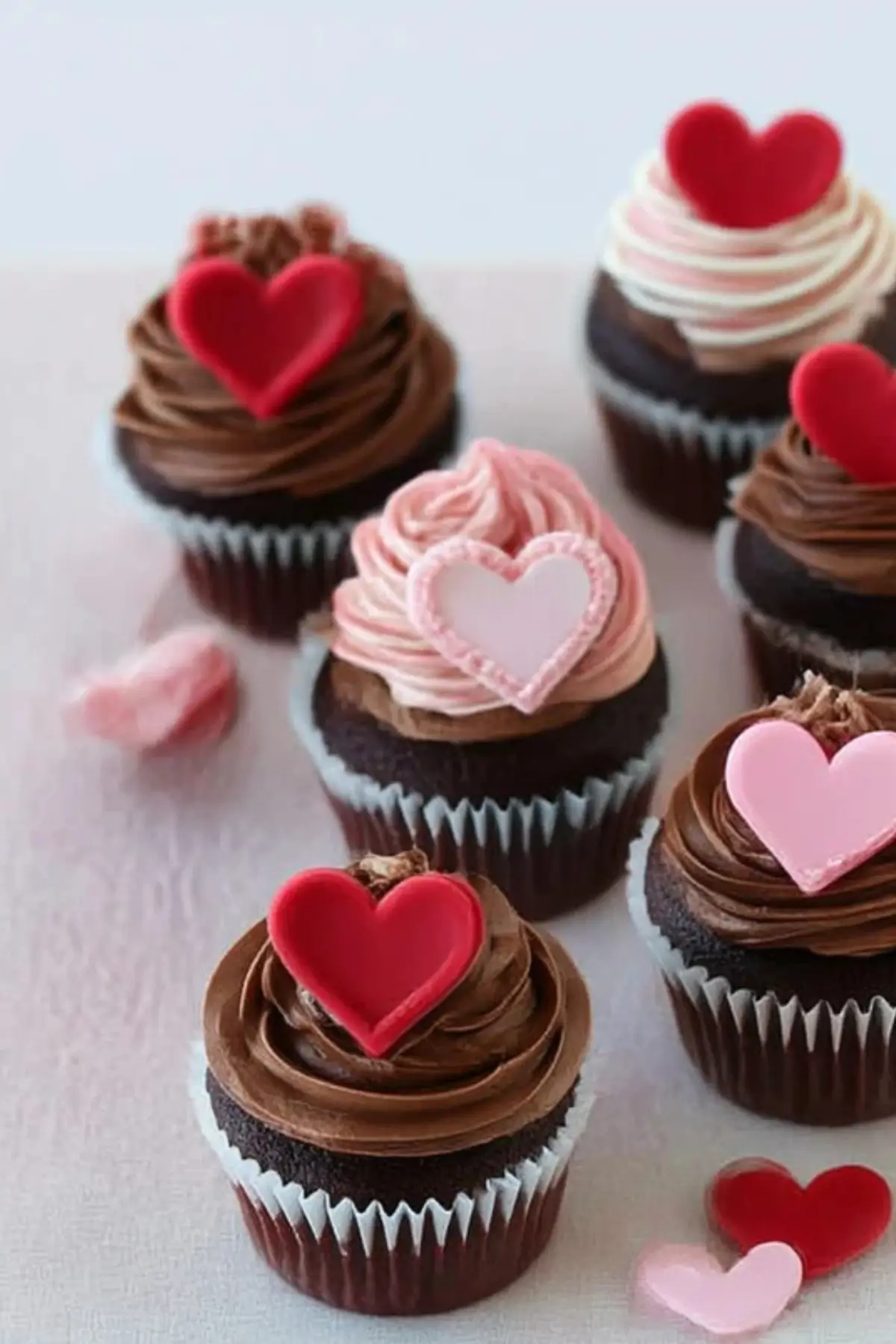 Heart Accents for Cupcakes