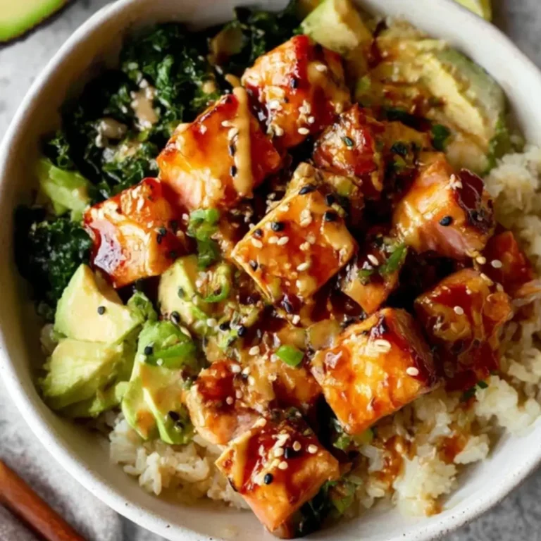 Honey Glazed Salmon Bowl