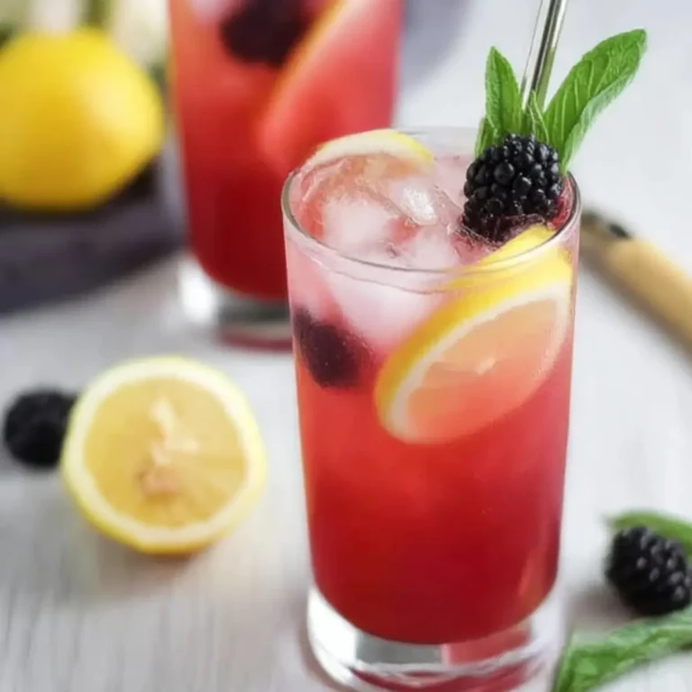 Lemon Blackberry Mocktail