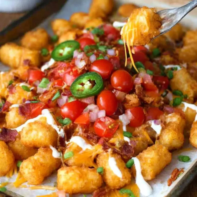 Loaded Tater Tot Nachos