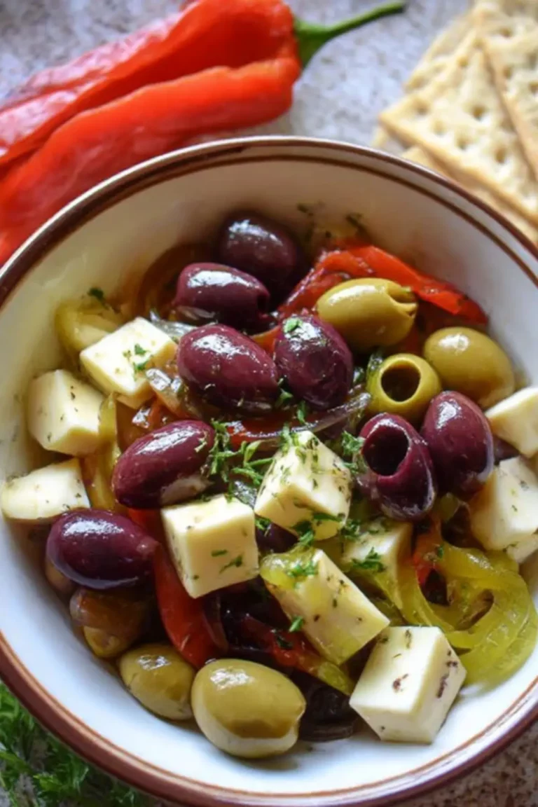 Marinated Olives and Cheese
