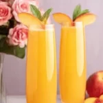 Peach Bellini Mocktail