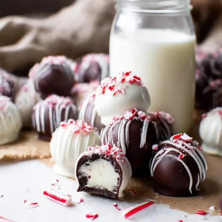 Peppermint Oreo Truffle Balls