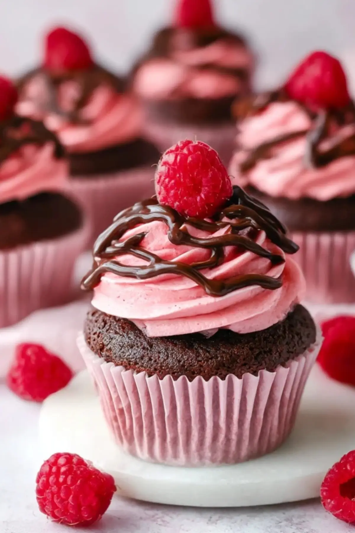 Raspberry Chocolate Cupcakes