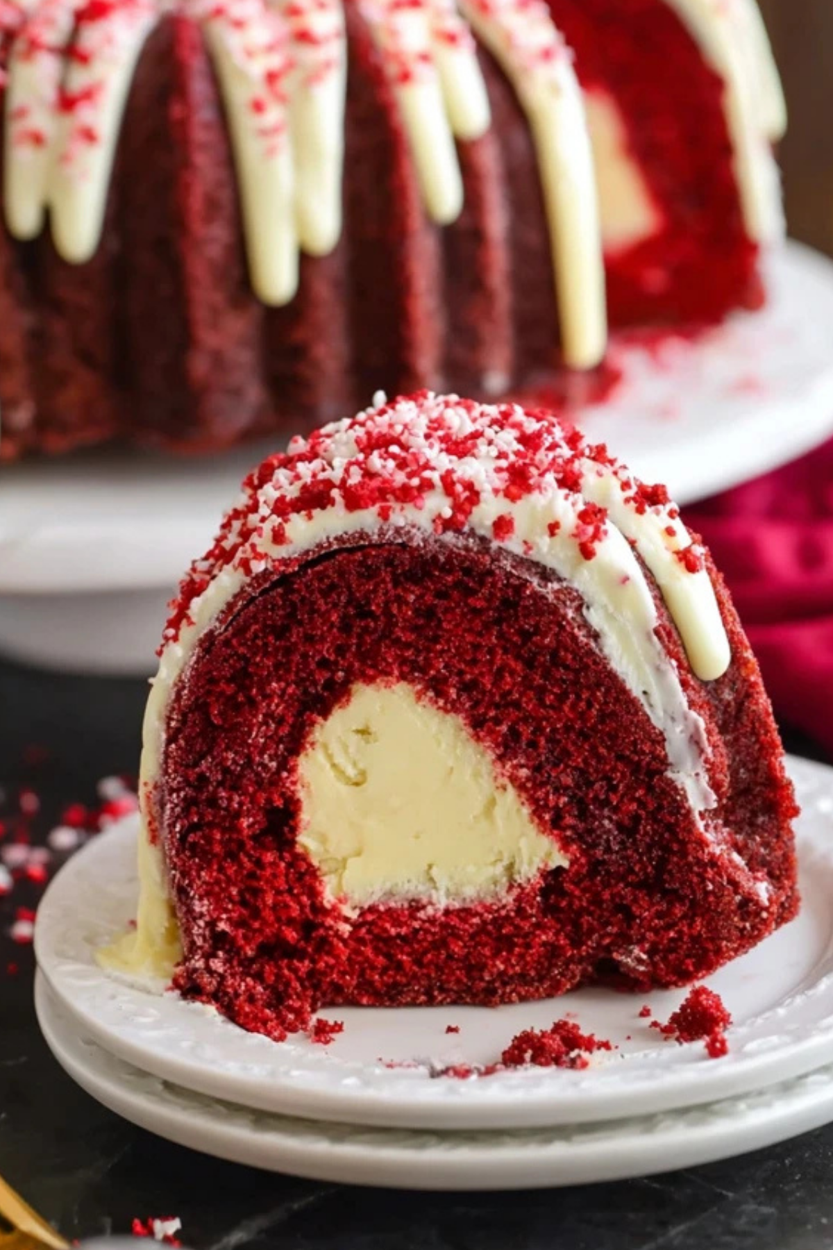 Red Velvet Cream Cheese Bundt Cake