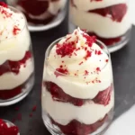 Red Velvet Trifle Cups