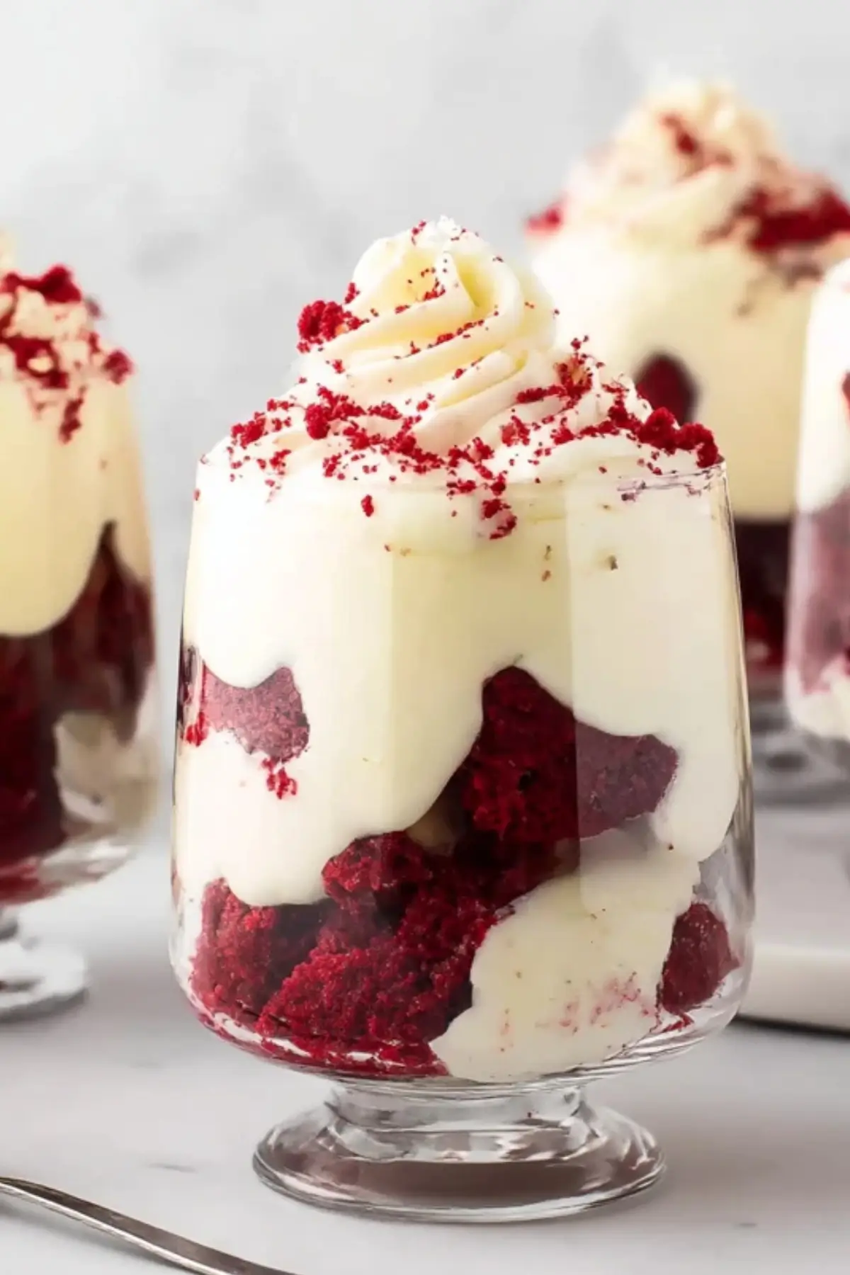 Red Velvet Trifle Cups