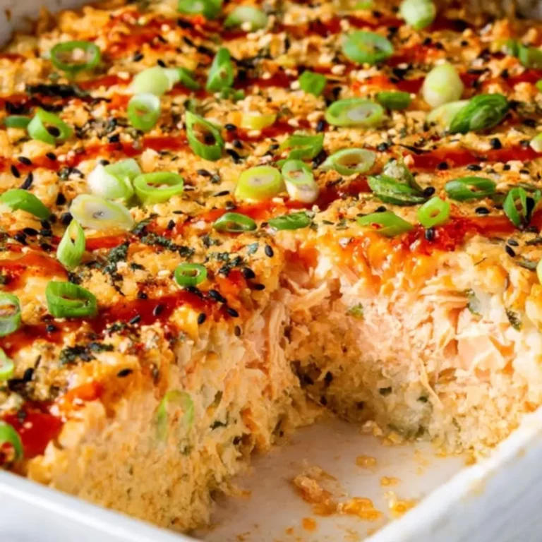 Salmon Sushi Bake