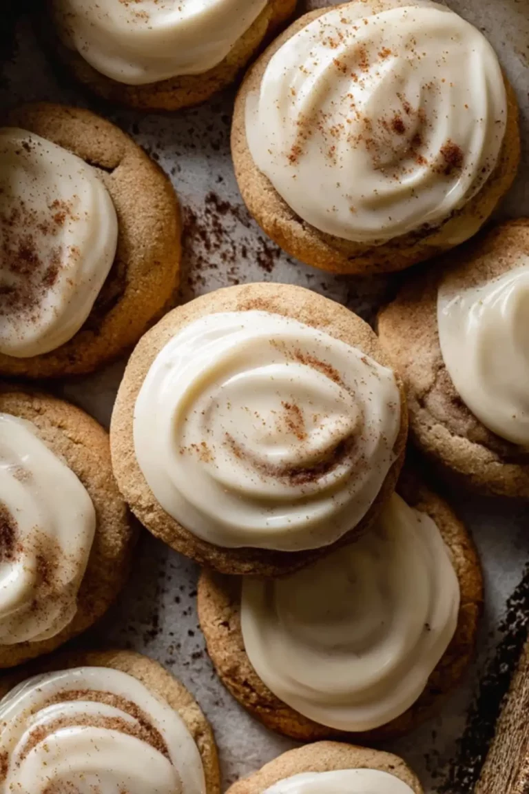 Soft Baked Cinnamon Roll Cookies