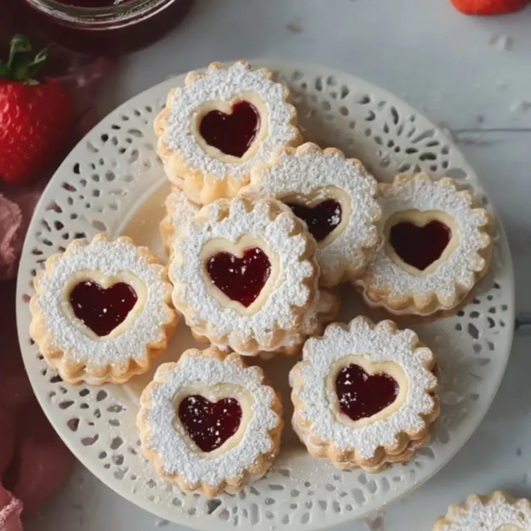 Soft and Sweet Linzer Cookies