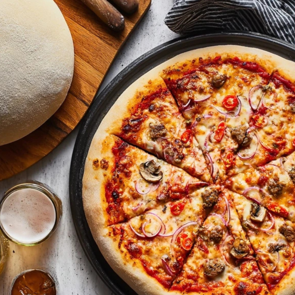 Sourdough Discard Pizza Crust