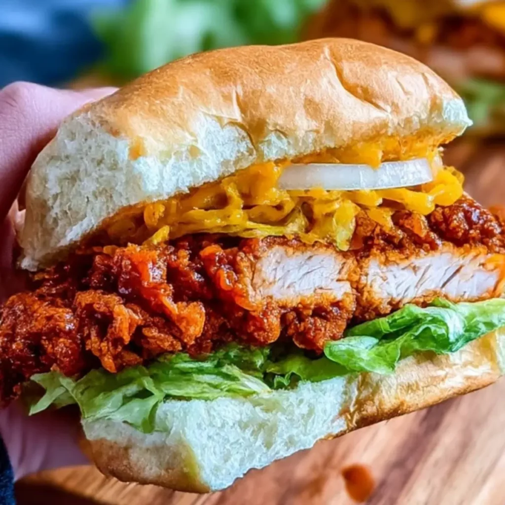 Spicy Crispy Chicken Burger