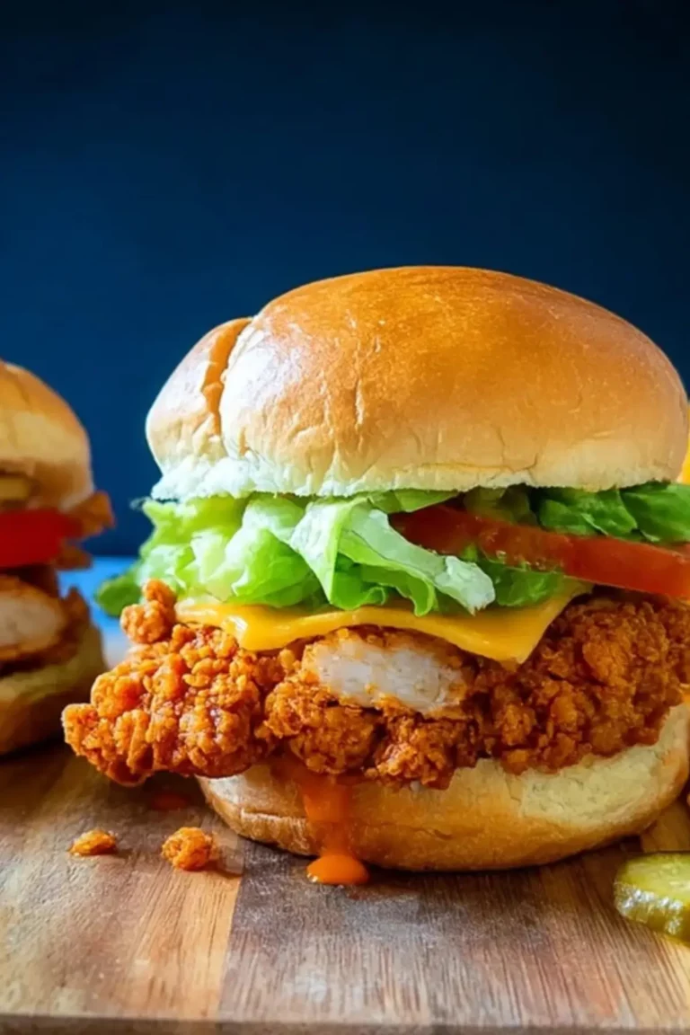 Spicy Crispy Chicken Burger