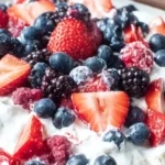 Triple Berry Cheesecake Fruit Salad