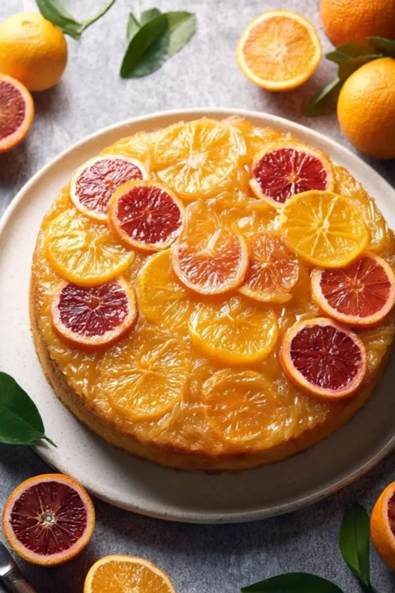 Upside Down Orange Cake