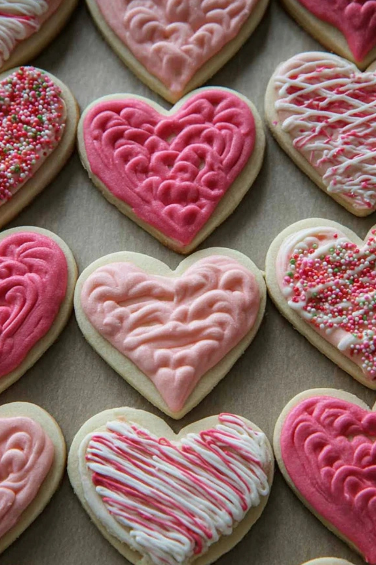 Valentine Sugar Cookies 