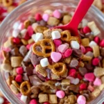 Valentine Sweet and Salty Snack Mix