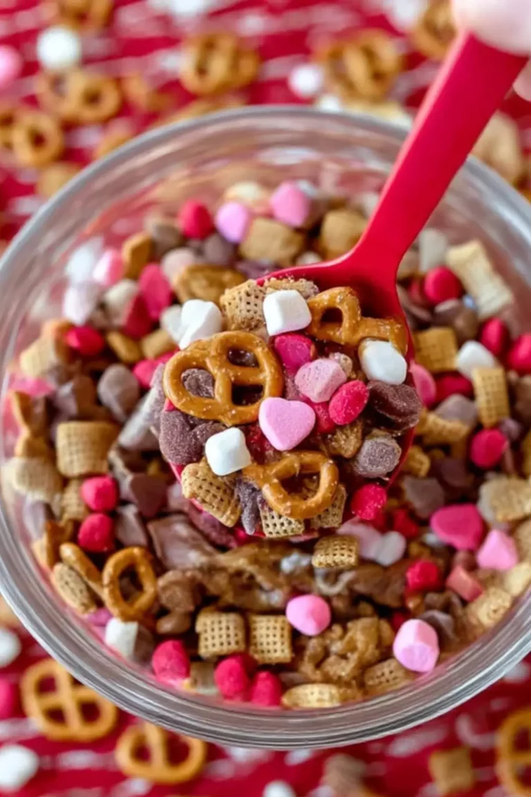 Valentine Sweet and Salty Snack Mix