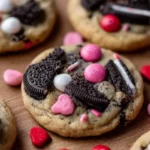 Valentine’s Day Oreo m&m’s Cookies