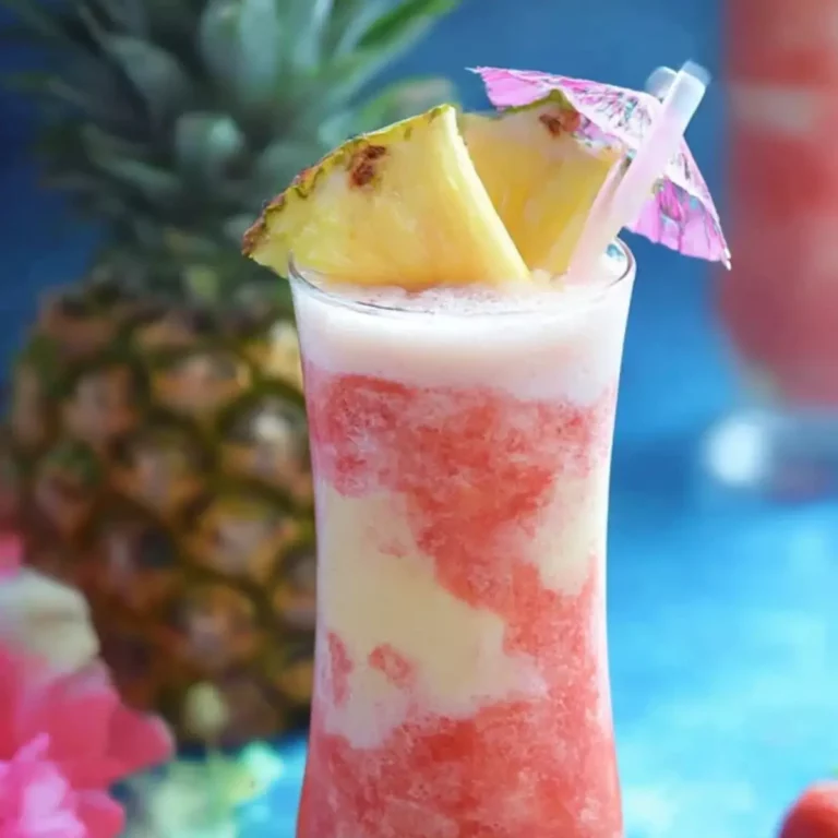 Virgin Strawberry Pina Colada