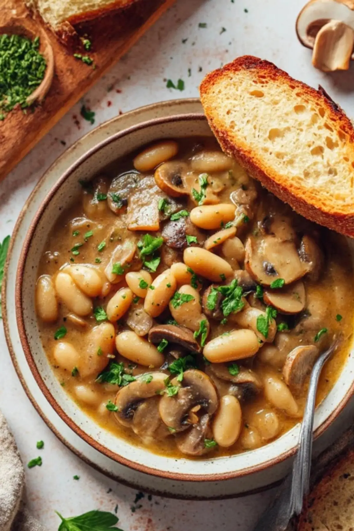 White Bean Mushroom Stew