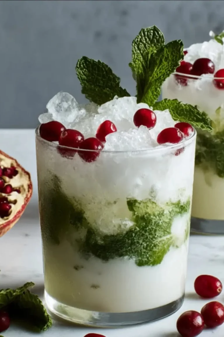 White Christmas Mojito