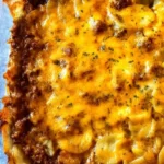 cheesy ground beef and potatoes