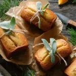 orange ginger honey cakes