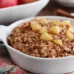 Amish Style Apple and Cinnamon Baked Oatmeal