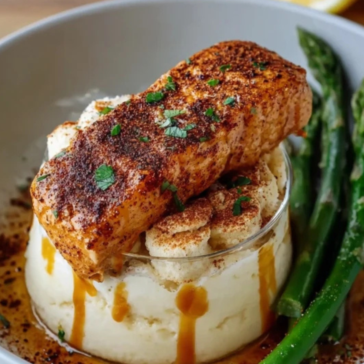 Baked Lemon Garlic Butter Salmon