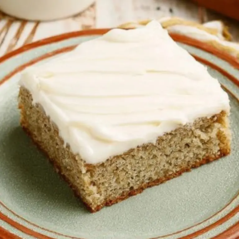 Banana Bars with Cream Cheese Frosting