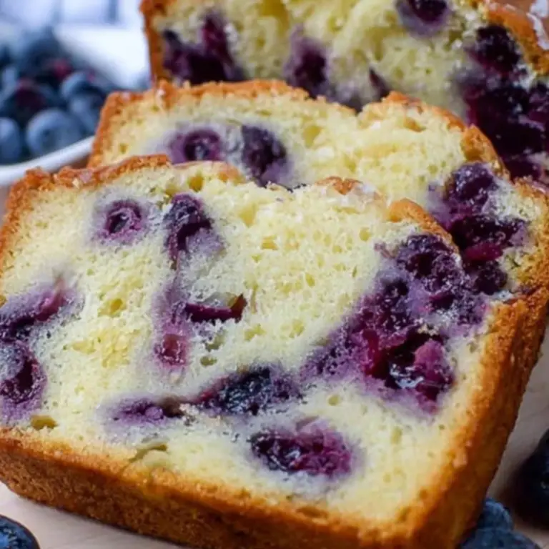 Blueberry Cream Cheese Loaf