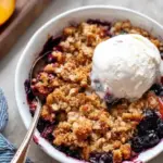 Blueberry Peach Crumble