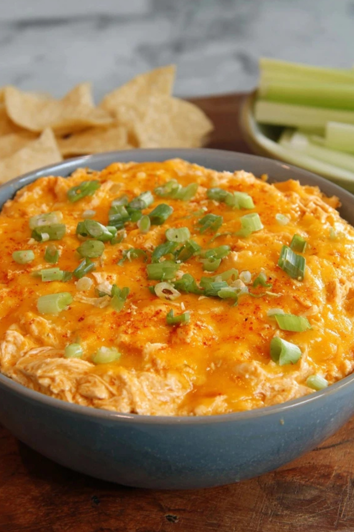 Buffalo Chicken Dip in a Crock Pot