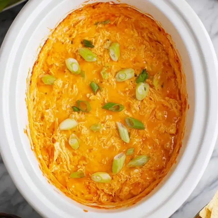 Buffalo Chicken Dip in a Crock Pot