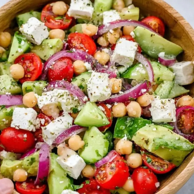 Chickpea Feta Salad