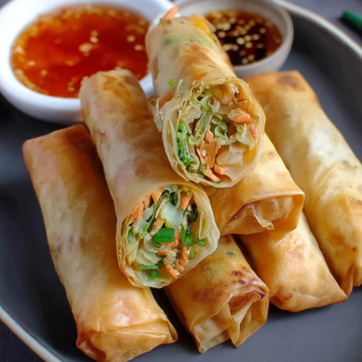 Chinese Spring Rolls – Easy Crispy Recipe - CookBakeShare