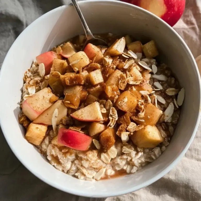 Cinnamon Apple Oatmeal Bowl