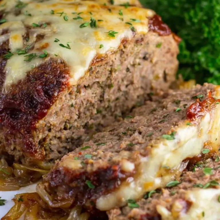 French Onion Meatloaf