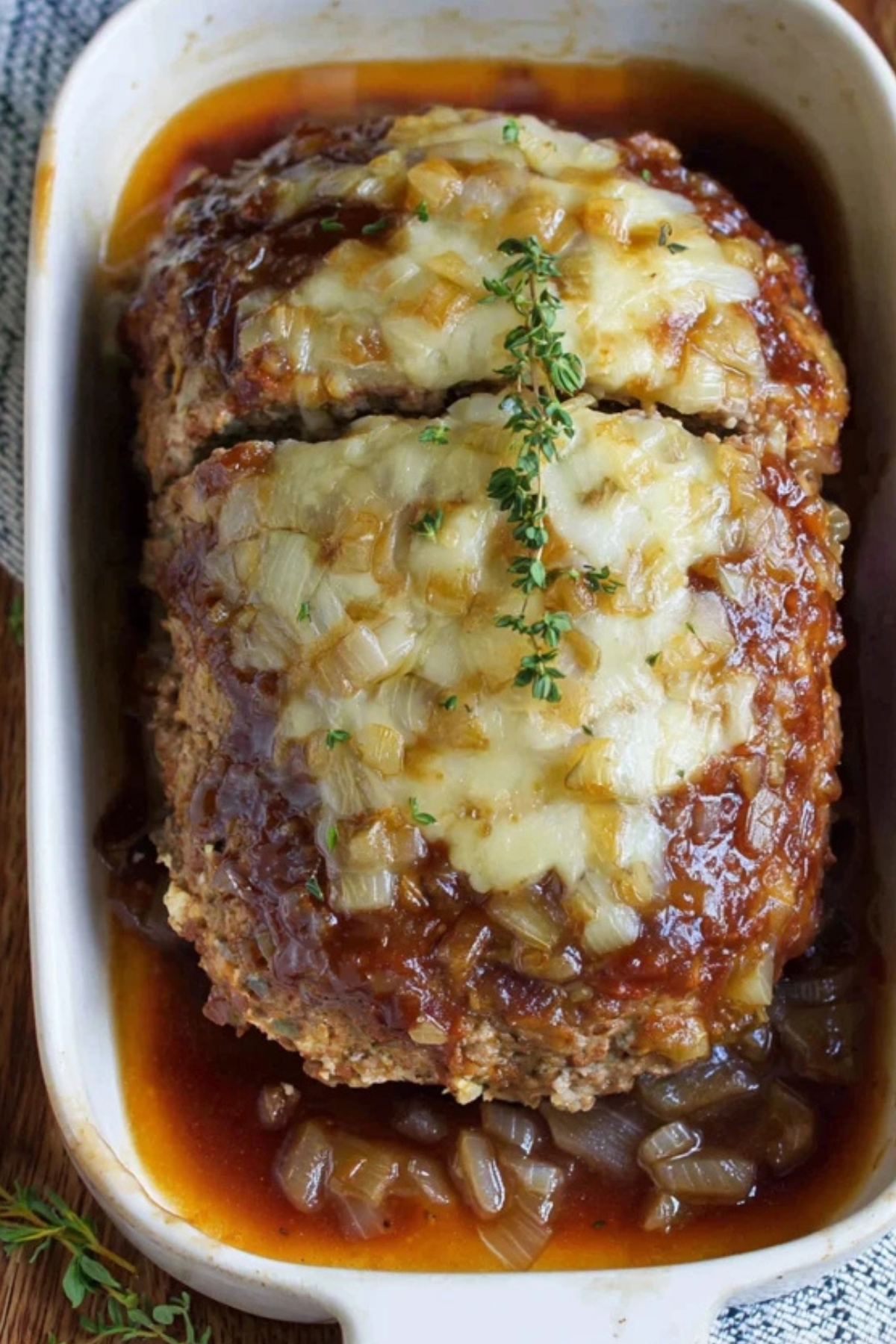 French Onion Meatloaf