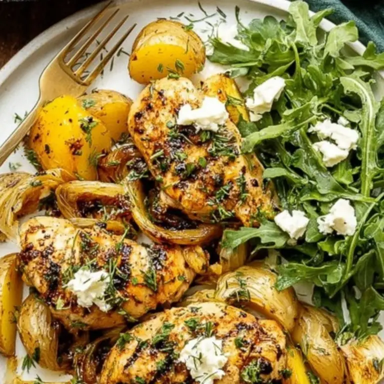 Herby Lemon Garlic Chicken and Potatoes