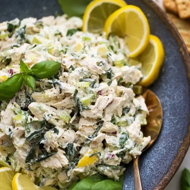 Lemon Basil Chicken Salad