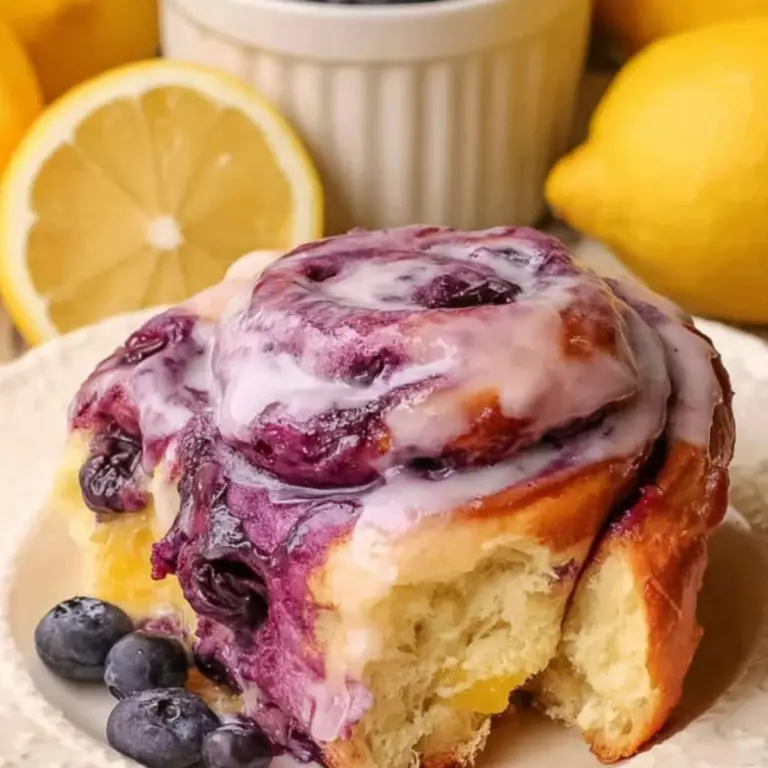 Lemon Blueberry Rolls